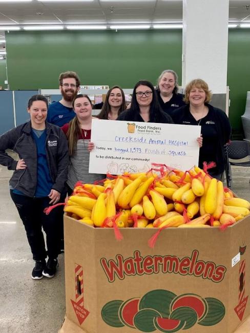 Volunteer Food Finders Squash